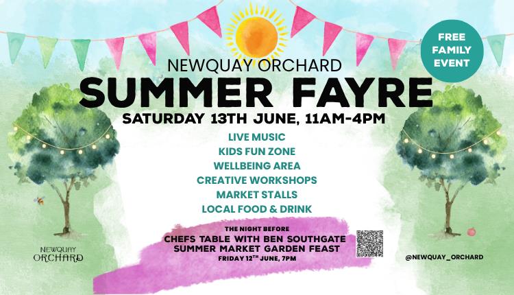 The Newquay Orchard Fayre - Free Event 2026