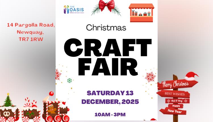 Craft Fair at The Oasis at Newquay Methodist Church