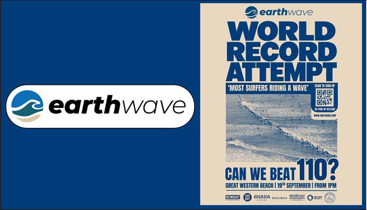 EarthWave: World Record Attempt "Most Surfers Riding a Wave"