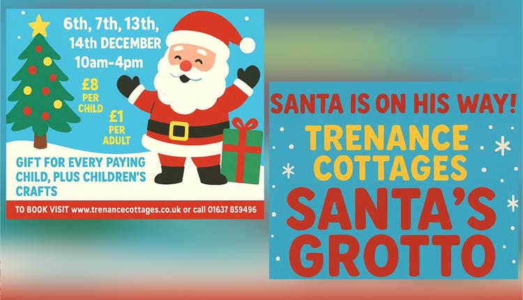 Santa's Grotto at Trenance Cottages