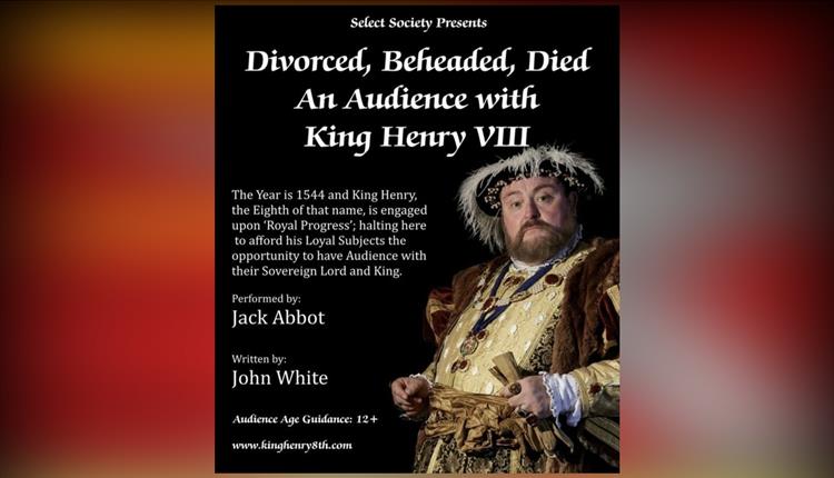 An Audience with HENRY VIII at the Lane Theatre
