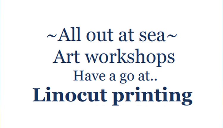 All Out At Sea – Linocut Workshop 2024 at Newquay Orchard