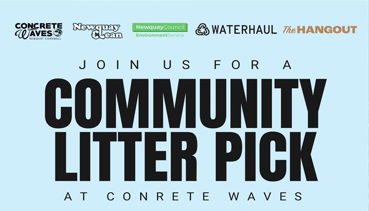 Community Litter Pick at Concrete Waves