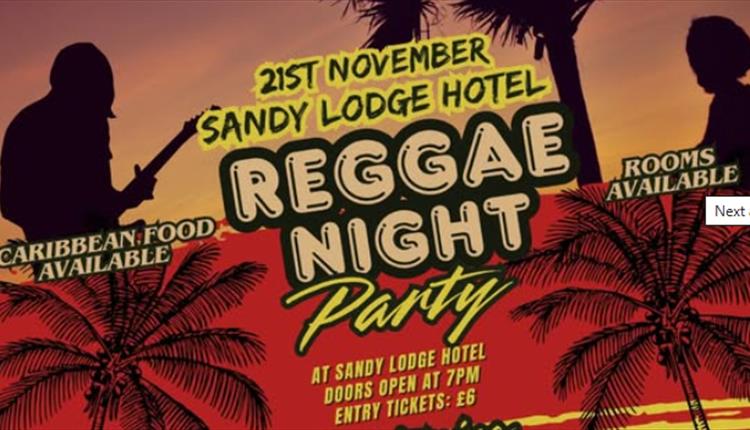 Reggae Night Party at Sandy Lodge Hotel