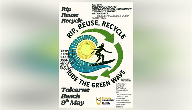Rip, Reuse, Recycle Surf Competition - Tolcarne Beach
