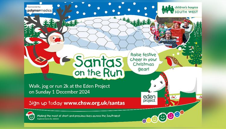 Children’s Hospice South West’s Santa's on the Run 2024 @ The Eden Project