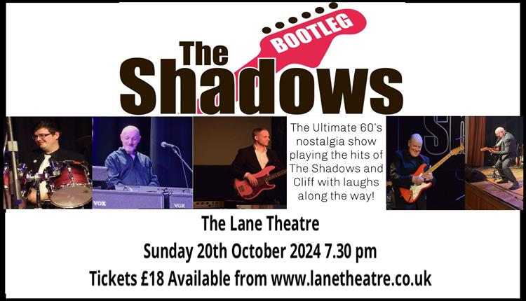 The Bootleg SHADOWS @ Newquay's Lane Theatre 2024