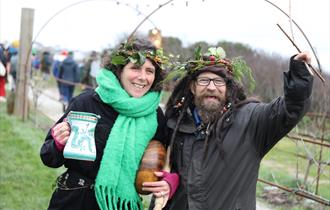 Wassail at Newquay Orchard