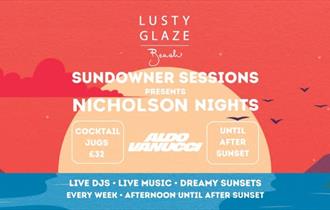 Lusty Glaze Beach Sundowner Sessions - DJ Aldo Vanucci