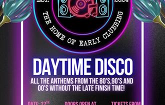 Over 30s Daytime Disco at Sailors