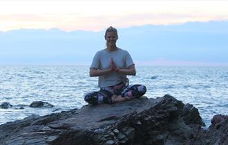 Angel Emerald Yoga at Newquay Orchard