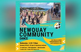 4Motion Community Dance Sessions 2024 @ Newquay Orchard