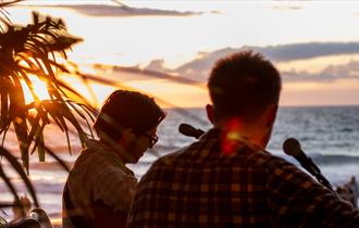 Sundowner Sessions on Lusty Glaze Beach