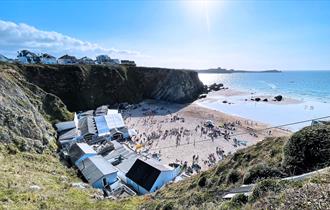 Lusty Glaze Beach - Newquay