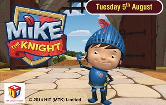 Mike the Knight at Cornwall's Crealy