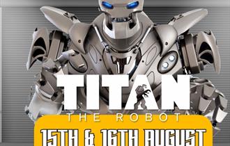 Meet Titan the Robot at Camel Creek Adventure Park