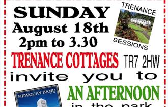 Trenance Cottages invites you to 'Band in the Park'