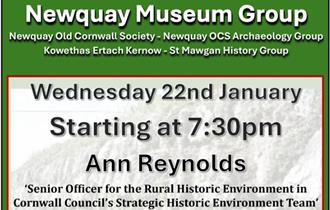 Newquay Museum Group's first illustrated talk of 2025