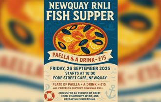 Newquay RNLI Fish Supper at Fore Street Cafe