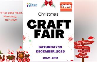 Craft Fair at The Oasis at Newquay Methodist Church