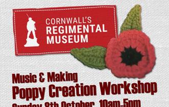 Poppy Creation Workshop at Cornwall's Regimental Museum