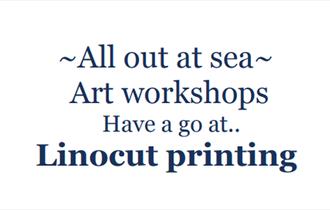 All Out At Sea – Linocut Workshop 2024 at Newquay Orchard