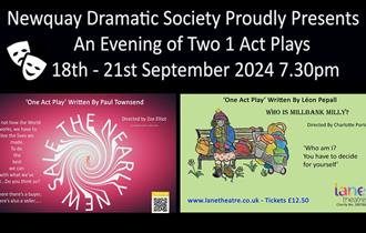 Newquay Dramatic Society presents An Evening of 2 One Act Plays @ Newquay's Lane Theatre 2024