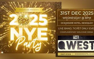 New Years Eve Party with The Qwest at Oceanside