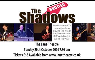 The Bootleg SHADOWS @ Newquay's Lane Theatre 2024