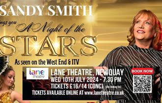 Sandy Smith: A Night of the Stars 2024 @ Newquay's Lane Theatre