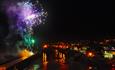 Fireworks, Padstow Christmas Festival, Padstow, Cornwall