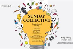 SUNDAY COLLECTIVE: All Day Roasts & Pub Quiz at Sailors Arms