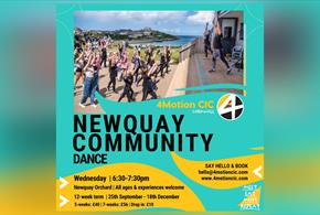 4Motion Community Dance Sessions at Newquay Orchard