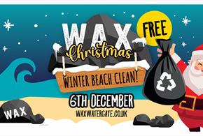 WAX Beach Clean at Watergate Bay