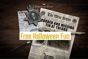 Free Halloween Fun at Cornwall Gold