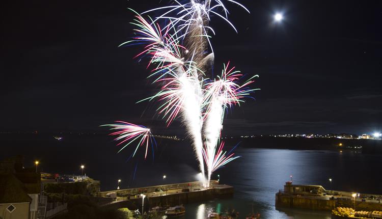 New Year's Eve Fireworks 2023 at Newquay Harbour