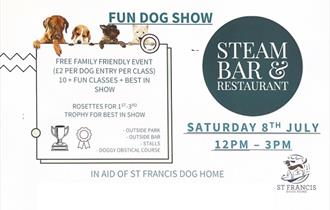 Fun Dog Show at Steam Bar in Aid of St Francis Dog Home