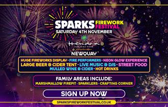 Sparks Firework Festival at Hendra Holiday Park 2023