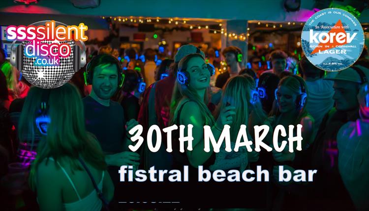 Easter Silent Disco at Fistral Beach Bar 2024