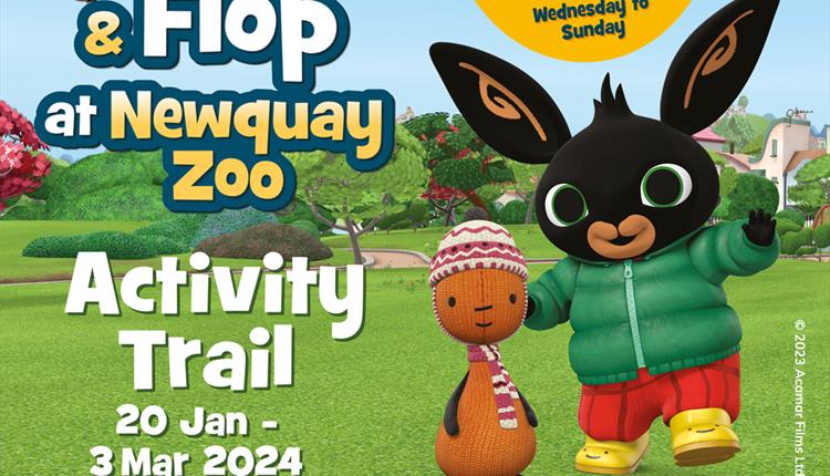 Bing & Flop at Newquay Zoo
