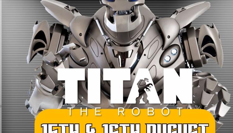 Meet Titan the Robot at Camel Creek Adventure Park
