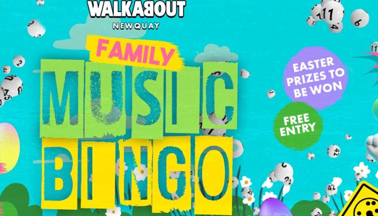 Easter Family Music Bingo at Walkabout Newquay