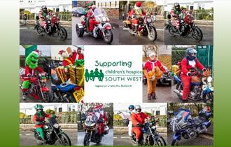 Santa’s on a Bike for Children’s Hospice South West