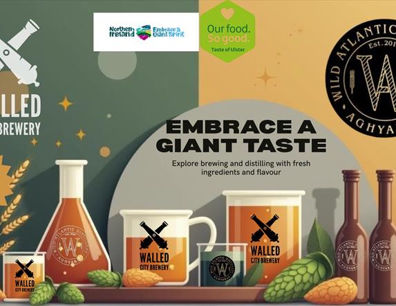 Embrace a Giant Taste with Walled City Brewery & Wild Atlantic Distrillery