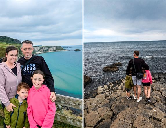 Flipflopsandfloaties family enjoy day out on the causeway coast