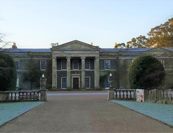 Winter in the gardens at Mount Stewart