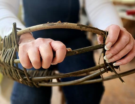 Weave a Willow Potato Basket