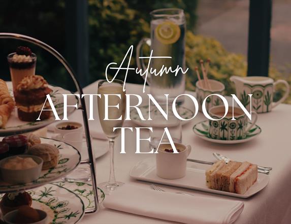 An elegant Autumn afternoon tea