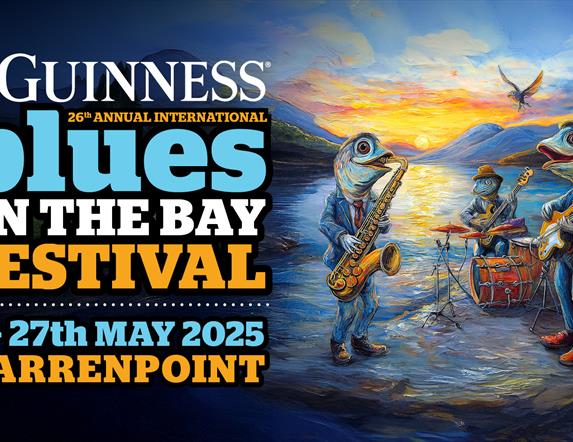 Blues on the bay festival poster