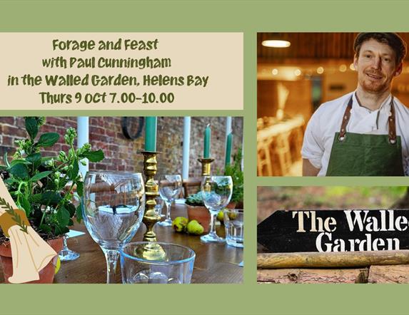 Forage & Feast with Paul Cunningham in the Walled Garden